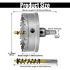 SALI 3-1/2"(89mm) TCT Hole Saw Kit Tungsten Carbide Tipped Hole