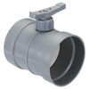 PATIKIL 5" HVAC Duct Manual Volume Damper, PP Adjustment Flame