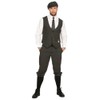 Dark Grey Half Length 20s Charleston Gentleman Suit - Size