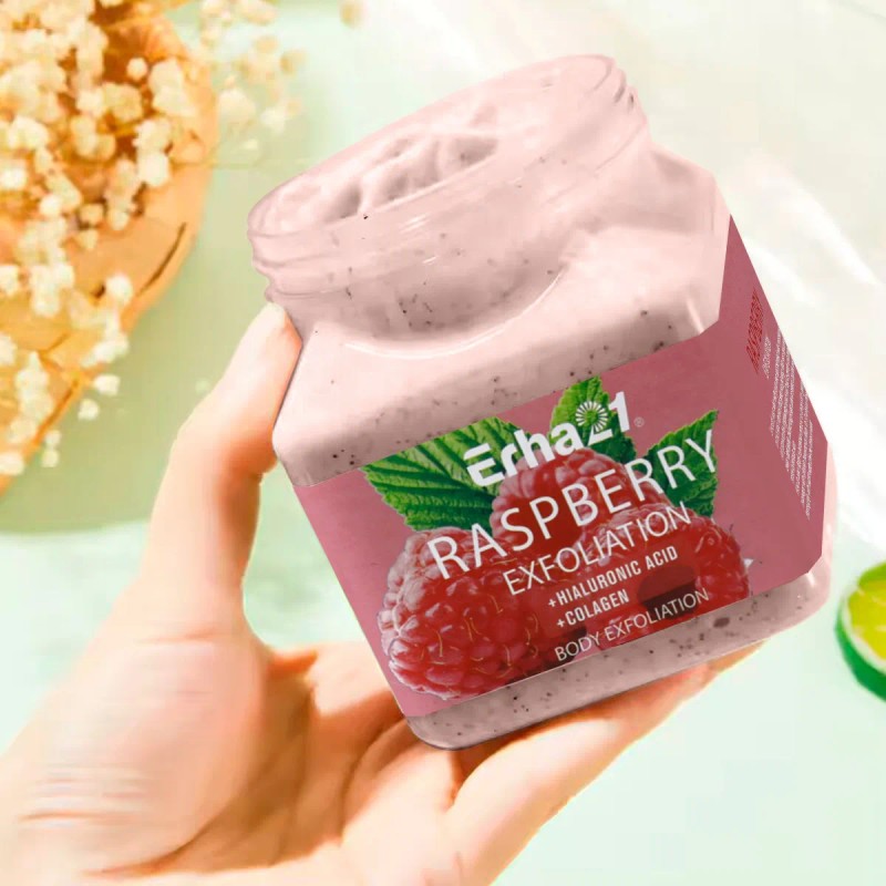 Exfoliante Corporal Frambuesa 350 ml Revitaliza y Suaviza