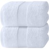 White Classic Luxury Bath Sheets Towels for Adults Extra Large
