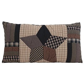 VHC Brands 9372 Bingham Star Luxury Sham 21x37