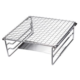 Camping Moon W-020 World's Smallest Replacement Net for Mini BBQ Stoves, Pyramid Grill, Stainless Steel, Clip Wire Mesh