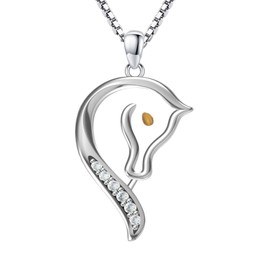 TakNii Mustard Seed Necklace for Women 925 Sterling Silver Faith Mustard Seed Horse Pendant Christian Jewelry Birthday Gifts for Wife Mom