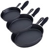 Bruntmor Pre-seasoned 6 Inch Black Cast Iron Nonstick Frying Pan