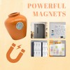Mini Vase Magnets for Fridge 8 PCS,Small 3D Flower Plant