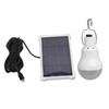 LED Solar Bulb Light Portable ABS and PC 150LM White