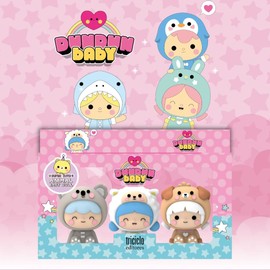 Triciclo Editores - Dundunbaby - Box 4 - Box of 3 Dolls - The Koala Muki, the Dog Fiona and the Pukka Sheep that glows in the Oscity Cute and Cute Babies with Animals - TRI35044U103B4