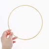 NUOBESTY 12Pcs 6 Inch Dream Catcher Rings Gold Metal Craft