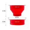 Fglmctsh The Original Microwave Popcorn Popper, Silicone Popcorn Maker Collapsible