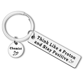 Chemist Gift Keyring Chemistry Science Chemist Teacher Keychain Gift Graduation Gift Science Chemistry Lovers Gifts Inspirational Gift for Scientist Christmas Birthday Gift for Coworker Student Friend