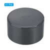 PATIKIL 75mm UPVC Pipe End Cap Fitting, Furniture Grade Plug