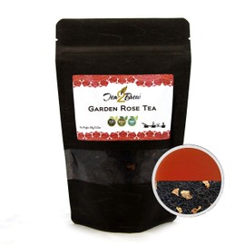 Tea2Brew | Garden Rose & Single Estate Breakfast Tea | Pure Ceylon Black Teas | Garden fresh and antioxidant rich | Loose leaf 100 gr (3.5 oz) Pouch | Pack of 2