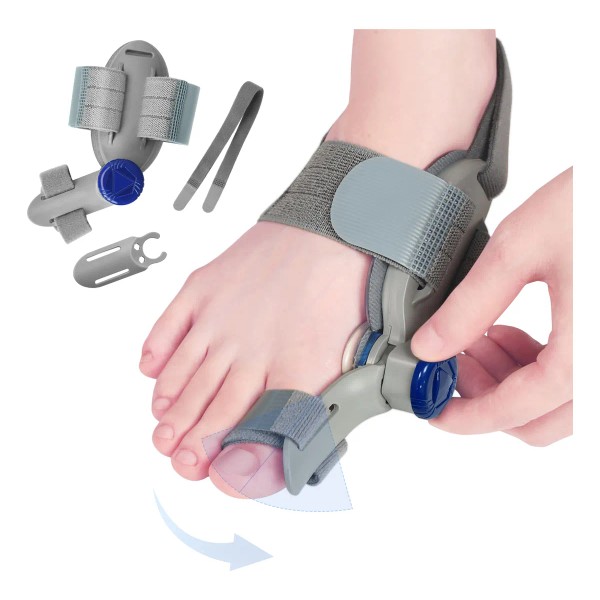 Corrector De Juanete Ajustable Ferula Universal Único Gris Universal