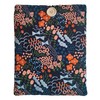 Zosiana Designs Floral Embroidered Canvas Book Sleeve - Elegant Book