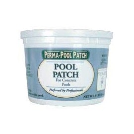 10 LB High Strength Pool Patch Bucket for Concrete Swimming Pools - Dries White - Waterproof Mix - 10 LB's Per 6 SQ FT at 1/4'' Thick (3)