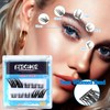 BERSHNOR Self-Adhesive Cluster Lashes Pre Glued Eyelashes Clusters Press On
