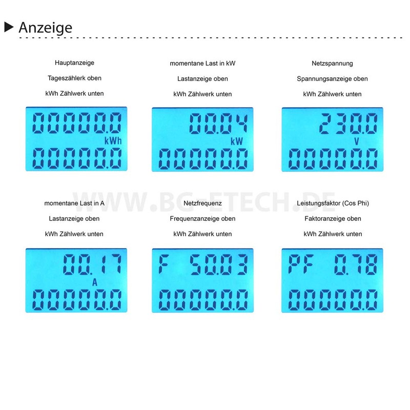 DRS255DC LCD Digital AC Current Meter / Watt Meter with