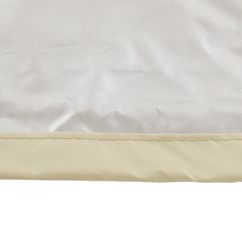 SPA Cover Square Waterproof 190 Silver Coated Polyester Taff Weather