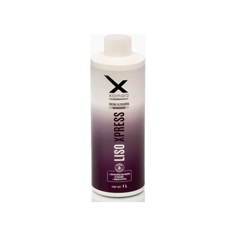Crema Alisadora Sin Enjuague Con Keratina Liso Xpress 1 Lt