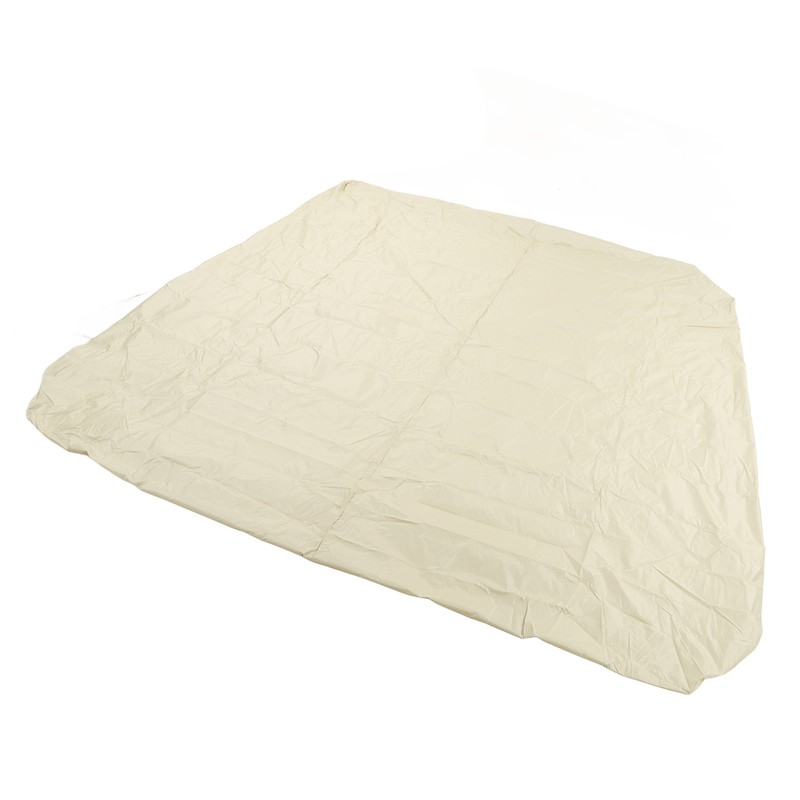 SPA Cover Square Waterproof 190 Silver Coated Polyester Taff Weather