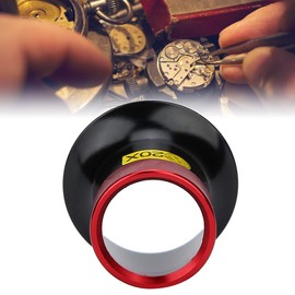 20 x Watchmaker's Magnifier, Aluminium Alloy Magnifier, Mini Watch, Eye Loupe, Jeweler's Magnifier, Portable Pocket Reading Magnifier, Monocular Watchmaker, Repair Glass, Tools, Jeweler, Coins,