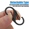 12S Carabiner Zipper Clip Backpack Suitcase Keychain Outdoor Two Tone