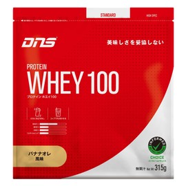 DNS Protein Whey 100, Banana au Lait Flavor, 11.3 oz (315 g), Made in Japan, Drink with Water, WPC Whey Protein, Muscle Training, Trial