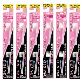 Kisu Ultra Fine Compact Replacement Brush, Regular (Assorted Colors) x 6 Pieces