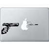 MacBook 13 inch Decal Stickers Gun Art for Apple Laptop