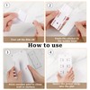 6 PCS Adhesive Punch Free Socket Holder, Wall Mount Power