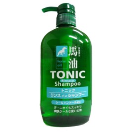 TK Corporation Horse Oil Tonic Rinse In Shampoo, 20.3 fl oz (600 ml)