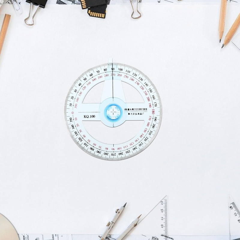 Hemobllo 360° Protractor - 5 Pcs 360 Degree Swing Arm