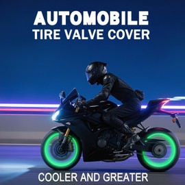 Prank Valve Stem Covers Creative Pencil Tire Valve Stem Caps Funny Glow in The Dark Universal Car Luminous Tire Stem Kit Dust Proof Covers Suitable for Cars,Bike,Trucks,Motor(Green 4pcs)
