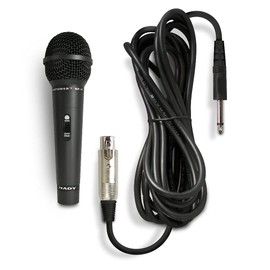 Nady SP-4C Dynamic Neodymium Microphone - Professional vocal microphone for performance, stage, karaoke, public speaking, recording - includes 15' XLR-to-1/4" cable