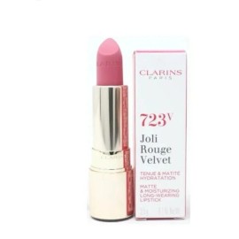 CLARINS Joli Rouge Velvet MATTE & MOISTURIZING LIPSTICK 0.1oz NIB 723v RASPBERRY