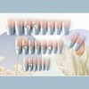 Lwenjing Nail Tips, 24 Pieces, 3D Nail Tips, Handmade Nail