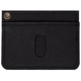 F.shion Pass Case, Kraft Paper, Commuter Pass Case, Craft Single Pass Case, Watermelon Case, Thin, Card Slot, Pasmo, Horizontal, Black, Black
