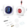 Panic Alarm Button for Elderly, Wireless Caregiver Pager at 1,000ft