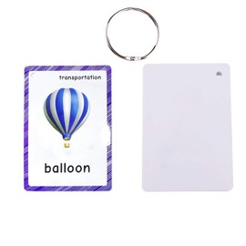 SANTSUN Set of Transportation Flashcards for Toddlers(22 pcs)| Kids Vocabulary Picture Montessori Pocket Cards | Perfect for Preschoolers & Kindergarteners, Teacher/Autism Therapists Tools