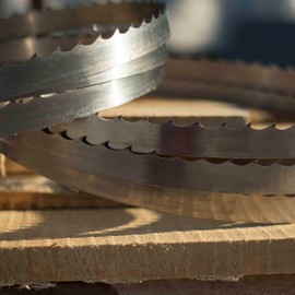 Wood-Mizer 158" Sawmill Bandsaw Blades 5-Pack - DoubleHard 9° Hardwood Sawing