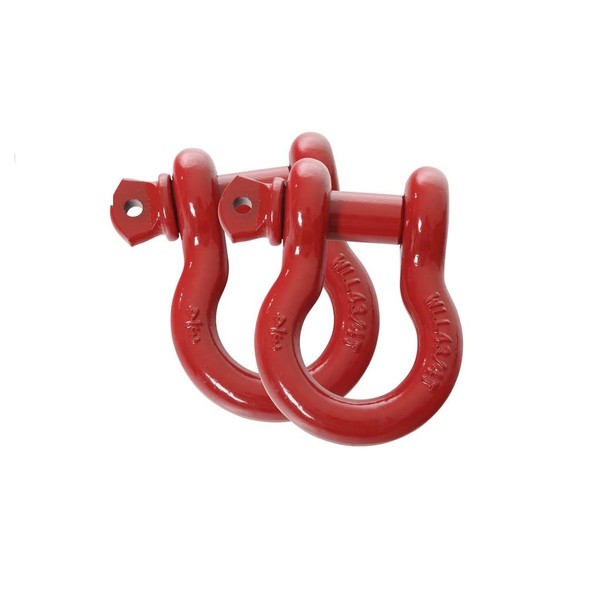 Overland Vehicle Systems Recovery Shackle 3/4" 4.75 Ton - Red