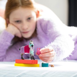 SCHLEICH Horse Club, 6-Piece Playset, Horse Toys for Girls and Boys 5-12 Years Old Playful Foal