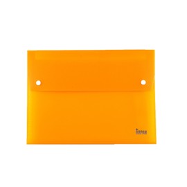 Arpan A4 Expanding File 13 Gusset Pocket Folder Stud Wallet Case Organiser (Orange)