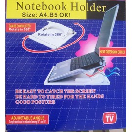 Arial Notebook Cooling + Adjustable in Height + with 360 Degree Rotating Plate