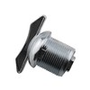 JCBIZ Thumb Operated Offset Cam Lock Zinc Alloy Thread Length