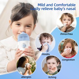 MIORIT Nasal Irrigator with Gental Spray - Ultra Fine Mist - Irrigation for Sinus Relief - Nose Cleaner Aspirator System - Waterproof