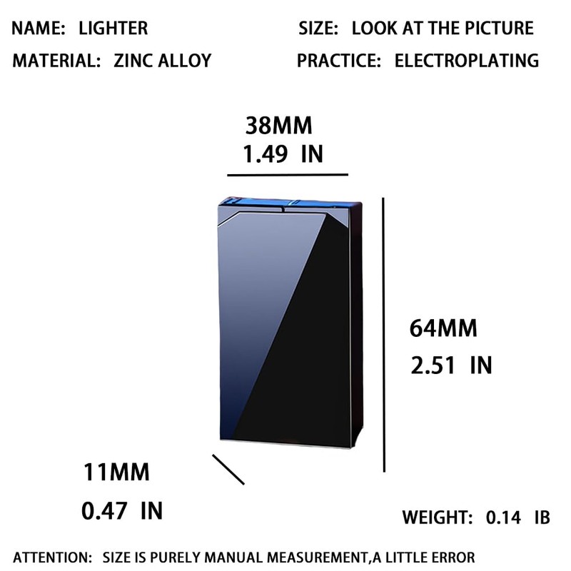 Butane Torch Lighter, Fun Dual Flame Lighter, Cool Jet Torch