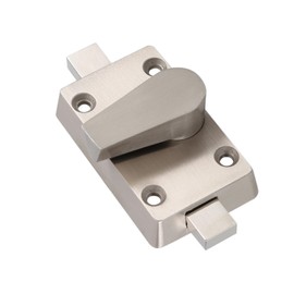 Door Additional Lock Indicator Stainless Steel Privacy Bolt Bathroom Public Toilet Lock Lock OF139 Sliding Plate Vacant Engaged + Screws