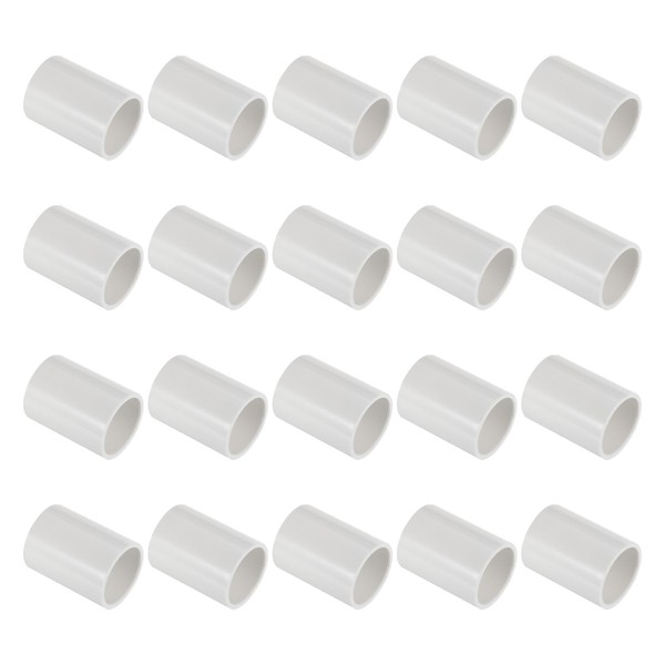PATIKIL 1" PVC Pipe Fitting Coupling Adapter, 10 Pack Straight